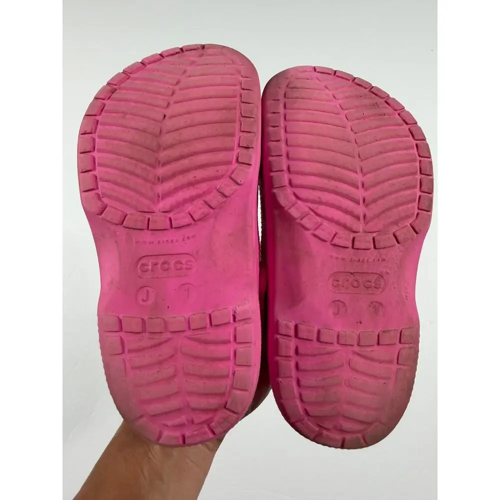 Crocs Baya Hot Pink Clogs Kids Size 1 kids junior